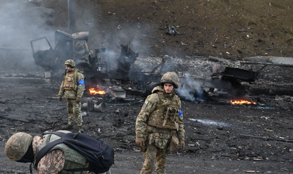 Ukrainian soldiers