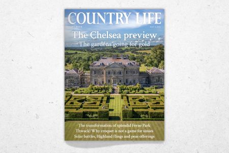 Cover of Country Life May 13, 2026, featuring a photo of Ferne Park by Jonathan Buckley 