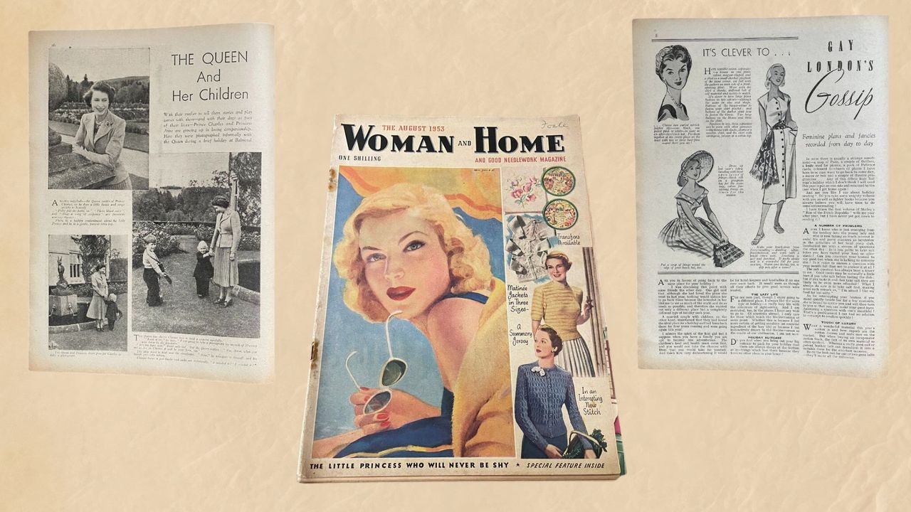 woman&amp;home cover pages from 1953