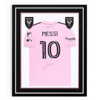 Lionel Messi Inter Miami CF Autographed Fanatics Authentic Deluxe Framed Autographed 2022-23 Authentic Jersey