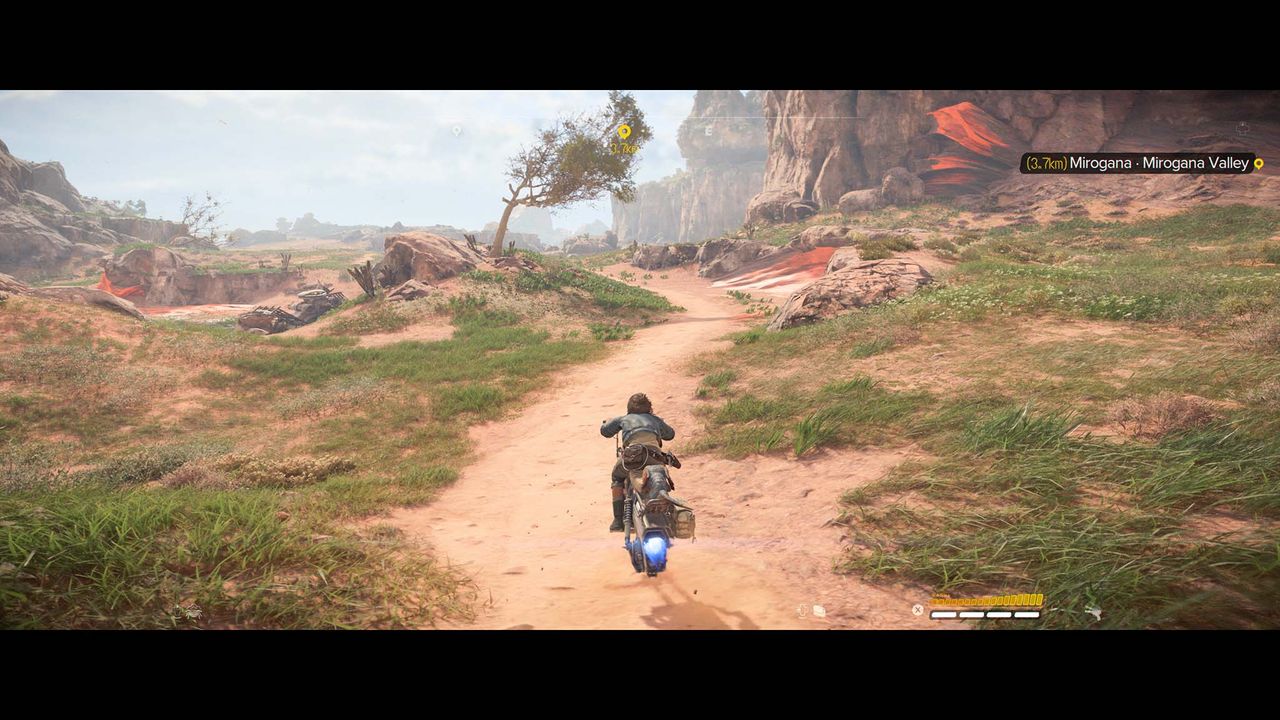 Star Wars Outlaws speeder bike travel.