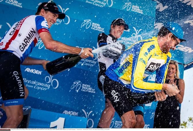Champagne time for the top three