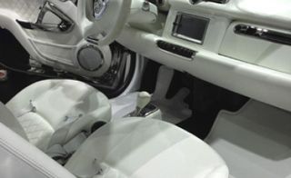 Interior of the Mercedes