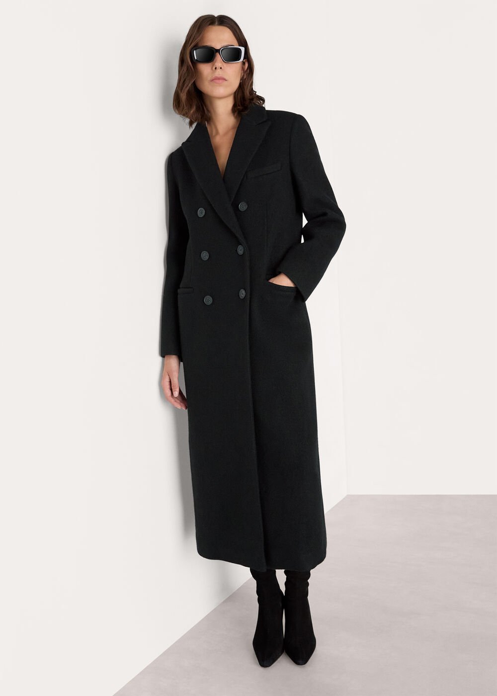 Black Lori Longline Coat