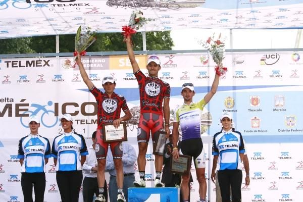 Rock Racing's Luis Macias and Oscar Sevilla, and Davide Frattini (Team Type 1) were top three on the stage.