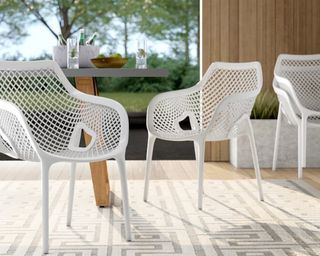 Martison stacking patio outdoor dining armchair