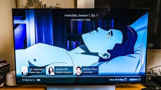 Invincible show on TV tuned to Amazon Fire TV Stick 4K Max