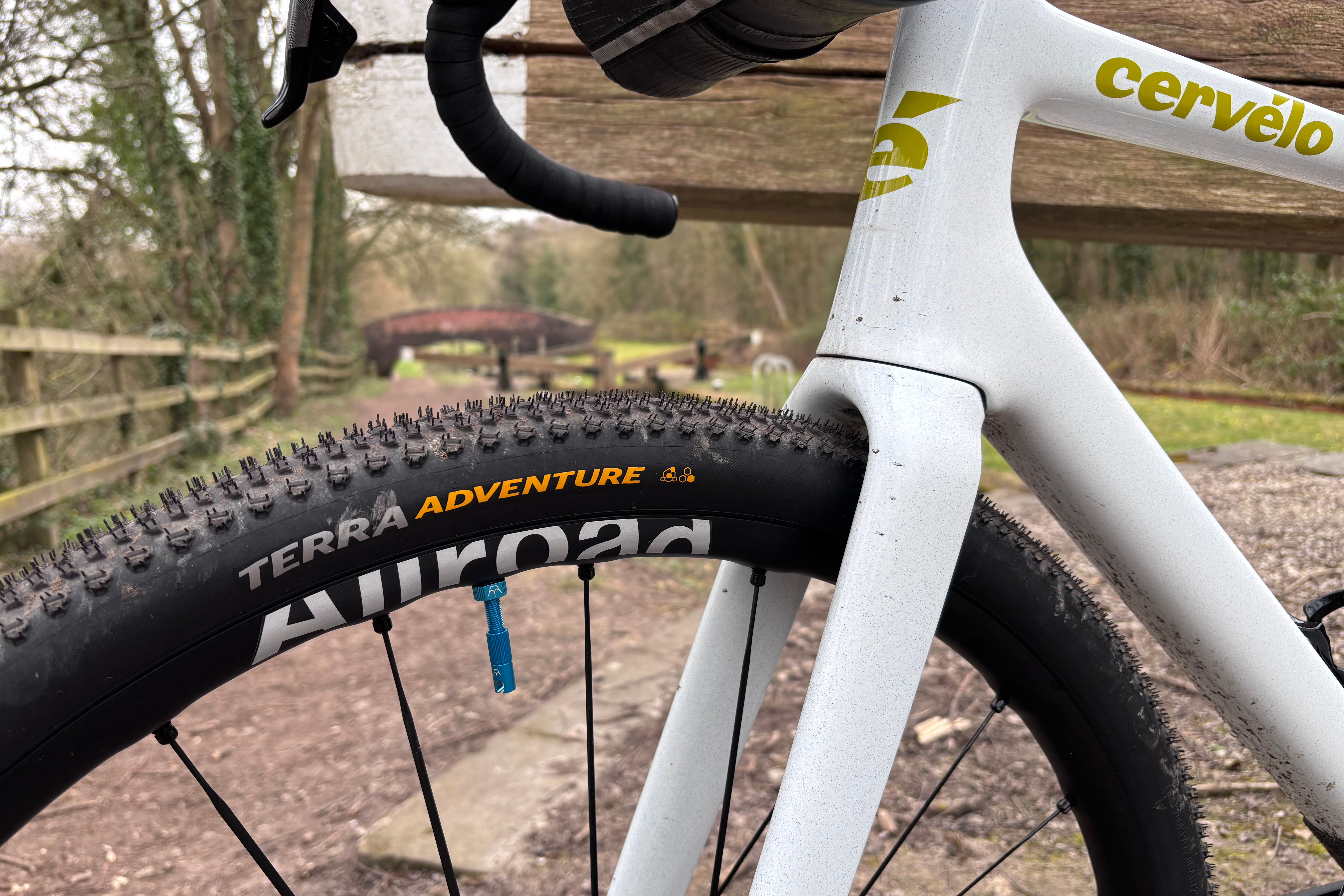 A Continental Terra Adventure gravel tyre