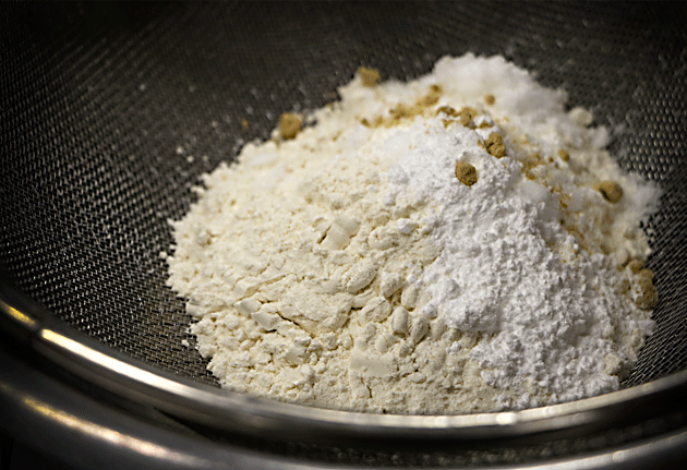 Sieving Pancake Ingredients