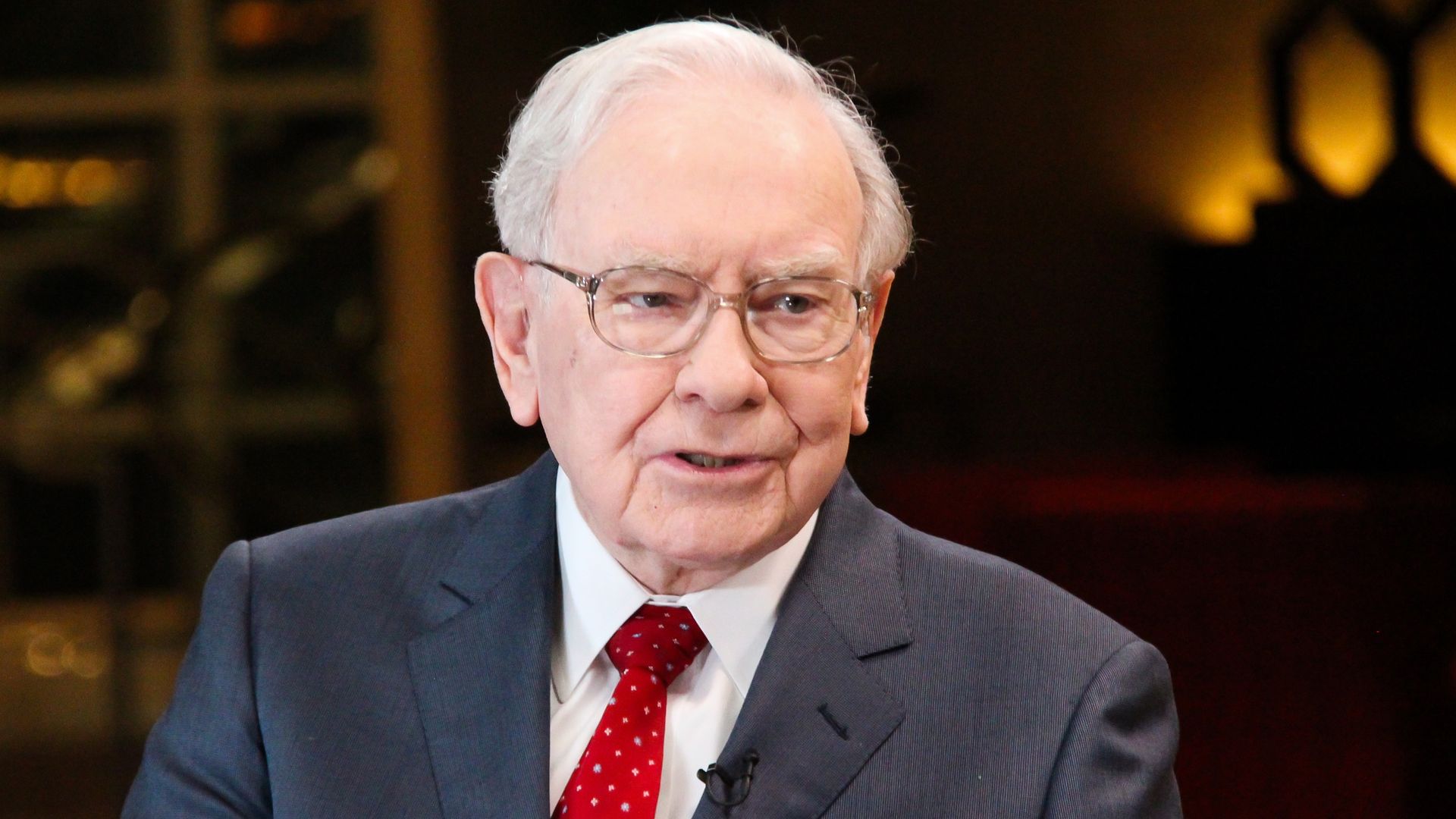 Warren Buffett speaking in an interview.