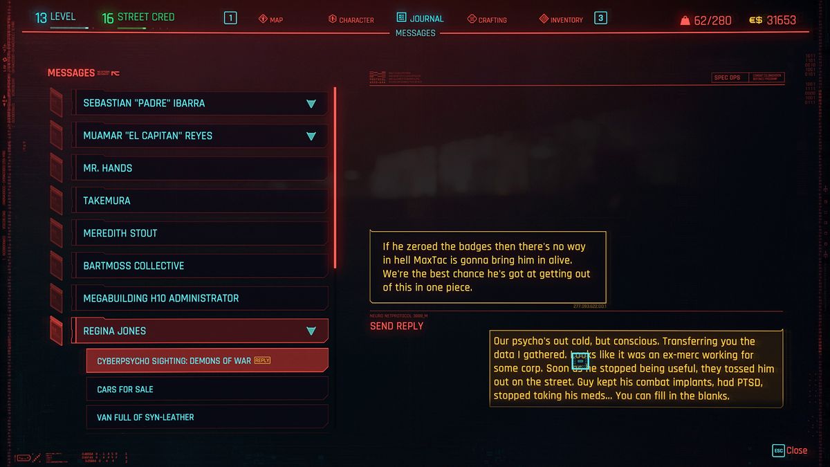 Cyberpunk 2077 Cyberpsycho