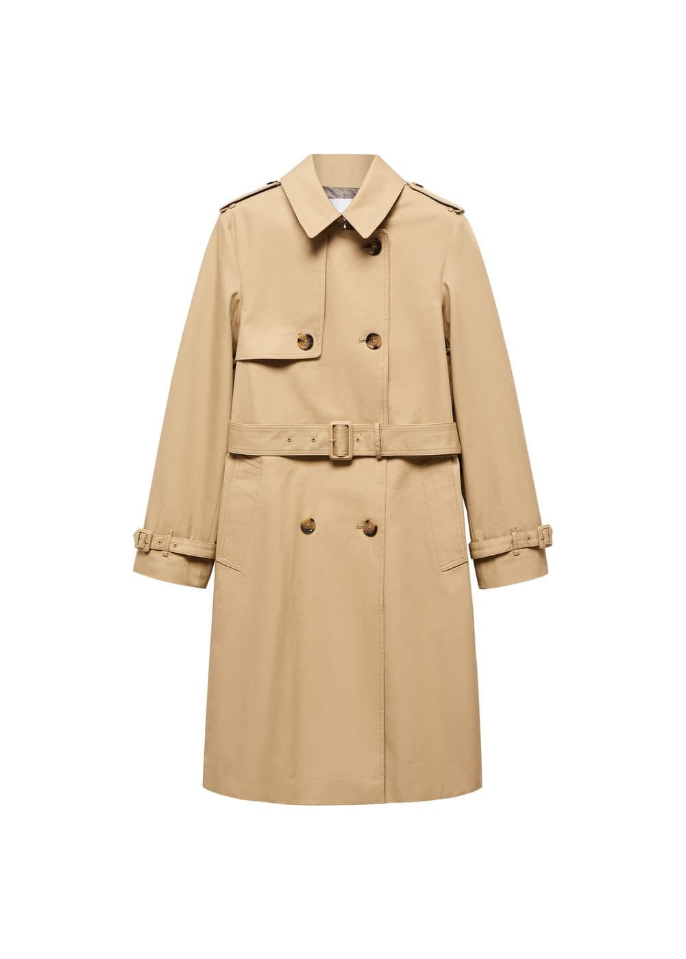 Classic Trench Coat With Belt - Women