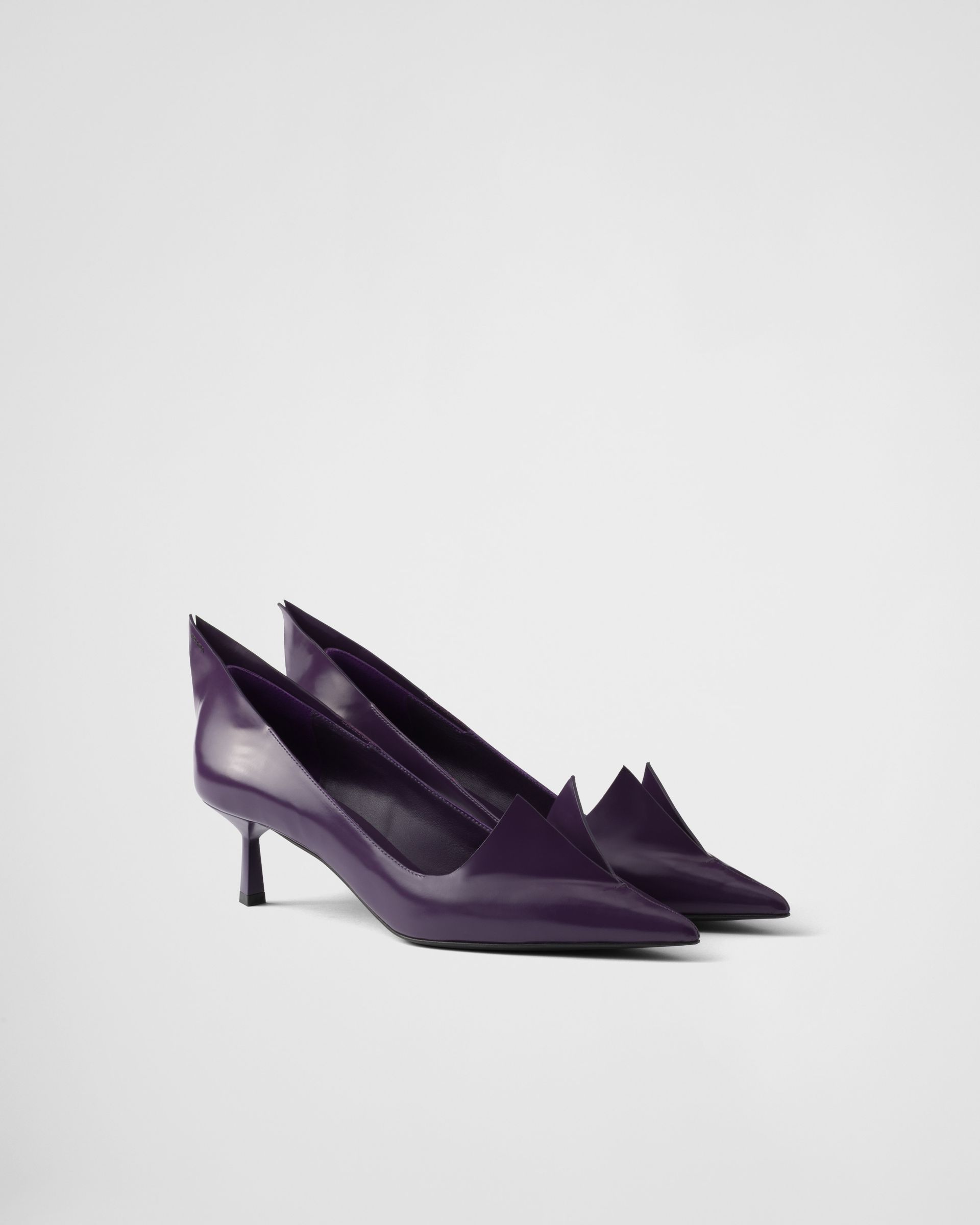 Brushed Leather Pumps