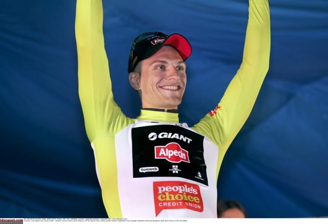 Marcel Kittel (Giant-Alpecin) in the People's Choice Classic winners jersey