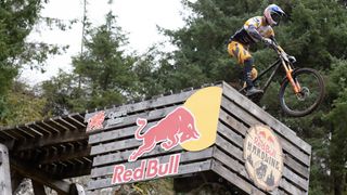 Gee Atherton competing at Red Bull Hardline