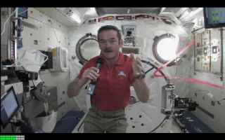 Commander Hadfield on the ISS Speaks With William Shatner