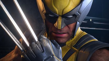 Wolverine poses with his claws out in Marvel's Wolverine in his yellow battle suit