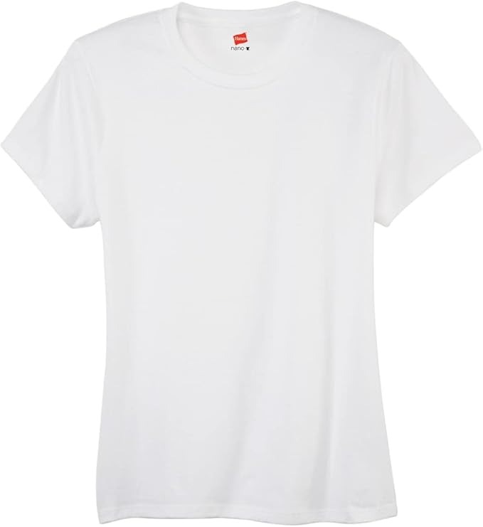 Hanes, Hanes Womens Perfect-T Short Sleeve T-Shirt Fashion T Shirts, White, Medium Us