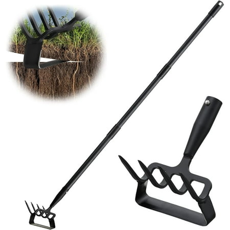 Yeyebest 62" Stirrup Hoe With Adjustable Steel Handle