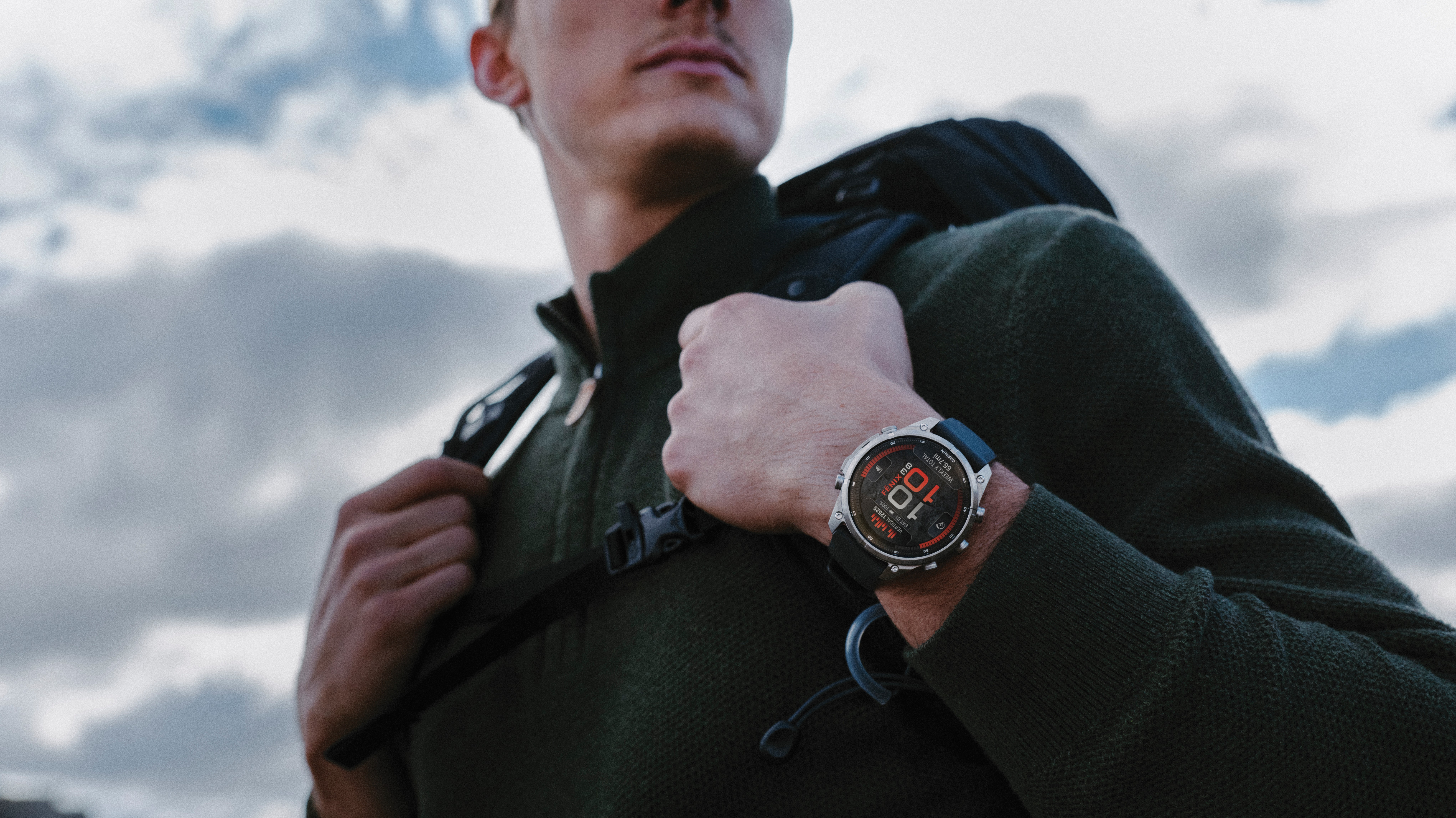 Garmin Fenix 9 on a man's wrist