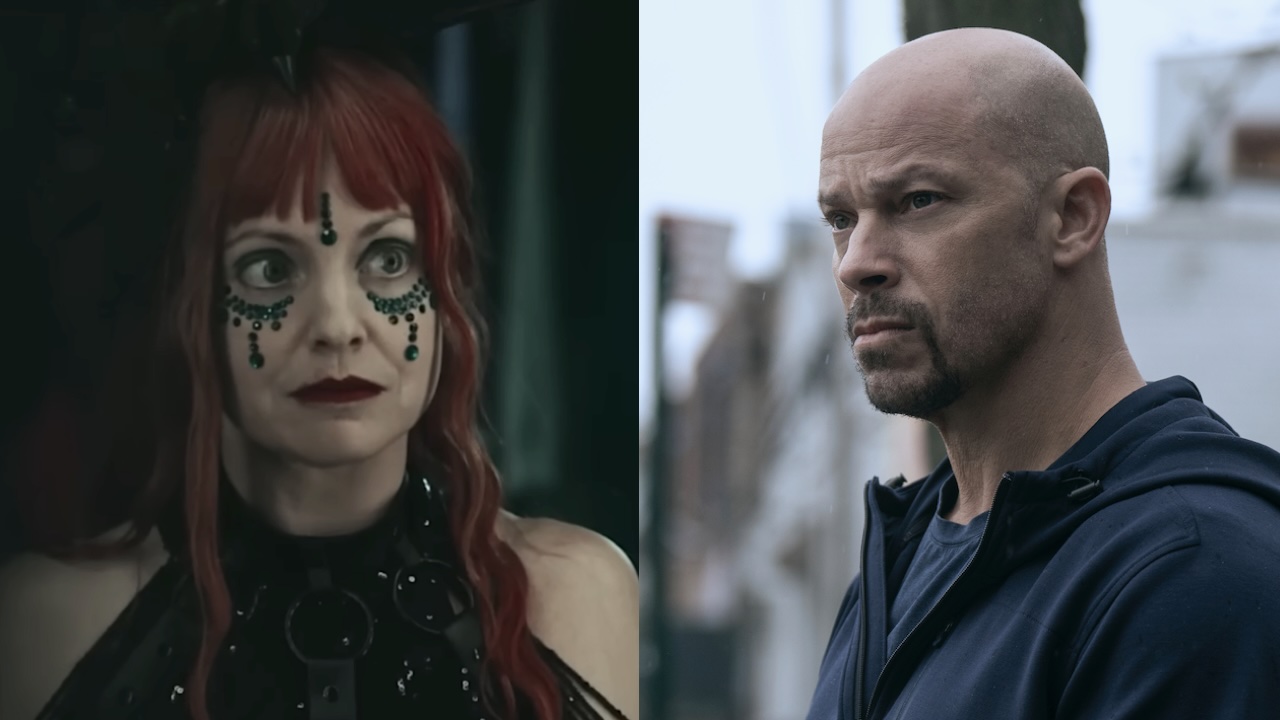 Side by side: Mena Suvari in Vampires of the Velvet Lounge, Solomon in The Night Agent Season 2