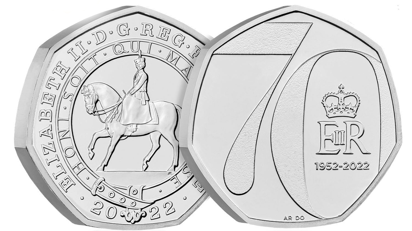 Platinum Jubilee commemorative coin (50p)