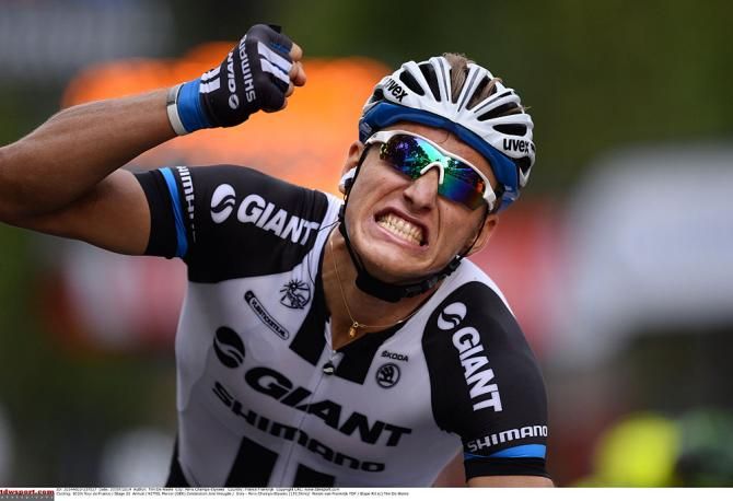 Marcel Kittel (Giant-Shimano) wins the final stage