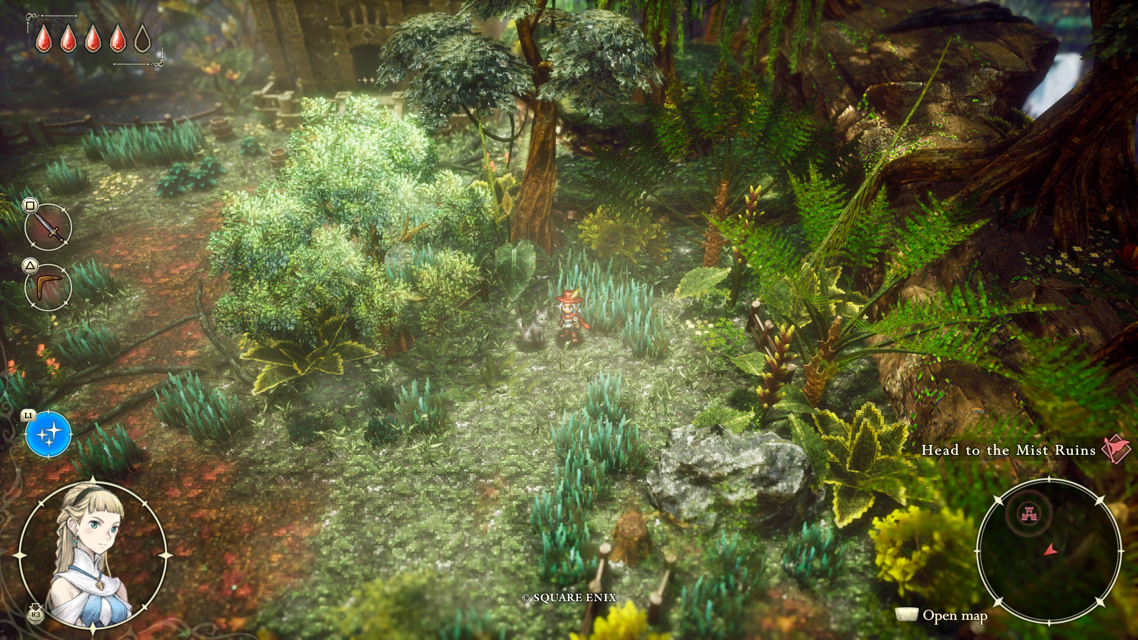 Forest area in the Adventures of Elliot: The Millennium Tales