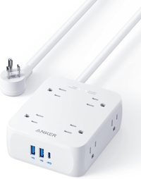 Anker power strip with USB ports and surge protection:$29.99$19.99 at Amazon
