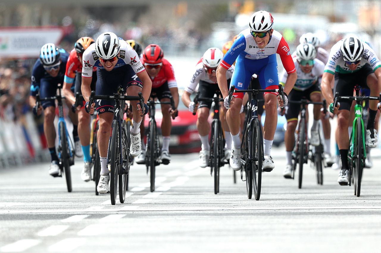 Andrea Bagioli wins stage seven of the Volta a Catalunya