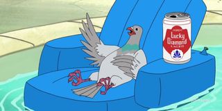 Norm Macdonald as Pigeon on Mike Tyson Mysteries
