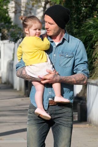 David Beckham & Harper Beckham