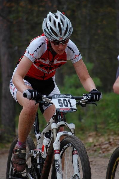 Defending WORS Overall Champ Abby Strigel (Trek Stores of Madison) rode to her third consecutive win at the Crystal Lake Classic.