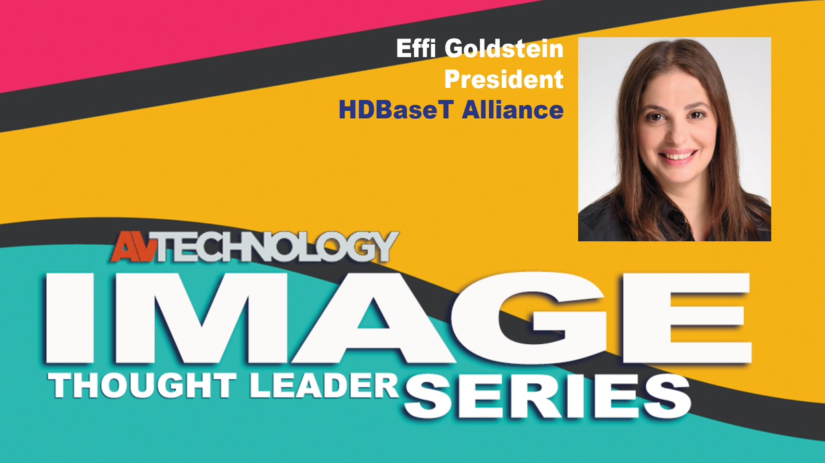 Effi Goldstein, President of the HDBaseT Alliance