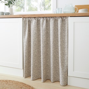 Chartwell Patterned Slot Top Unlined Undercounter Curtain