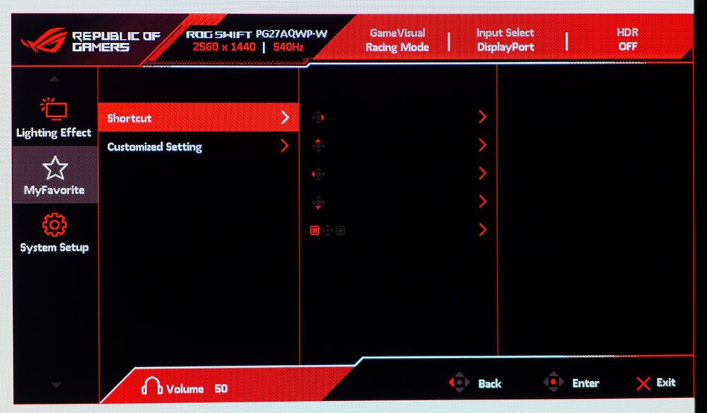 Asus ROG Swift PG27AQWP-W
