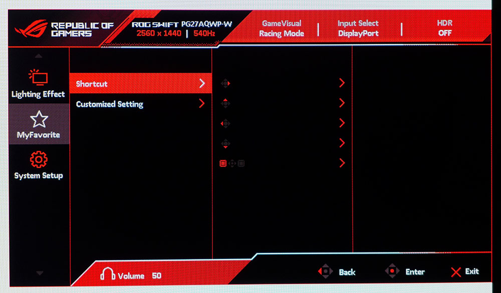 Asus ROG Swift PG27AQWP-W