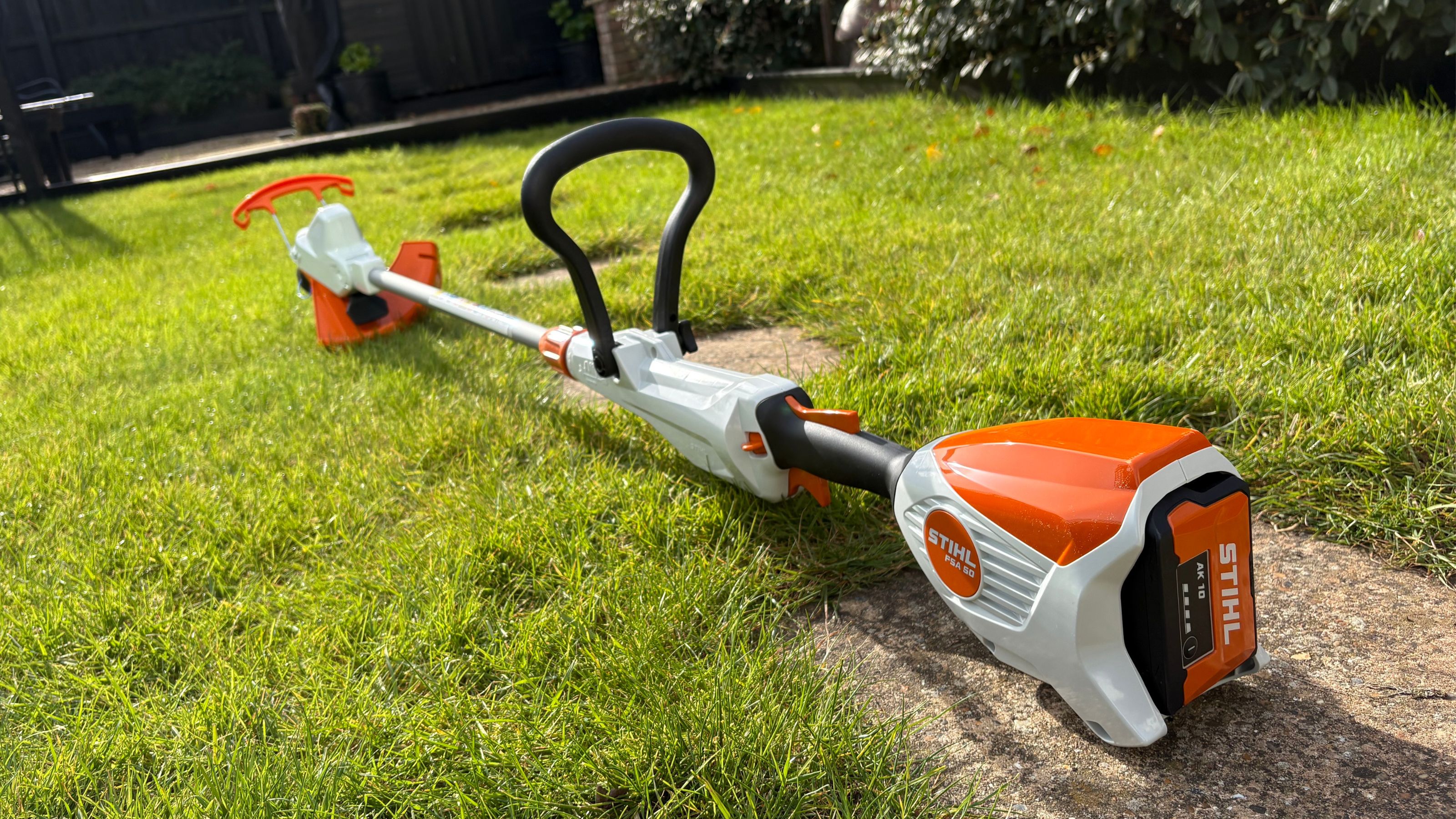 STIHL FSA 50 Cordless Grass Trimmer in garden