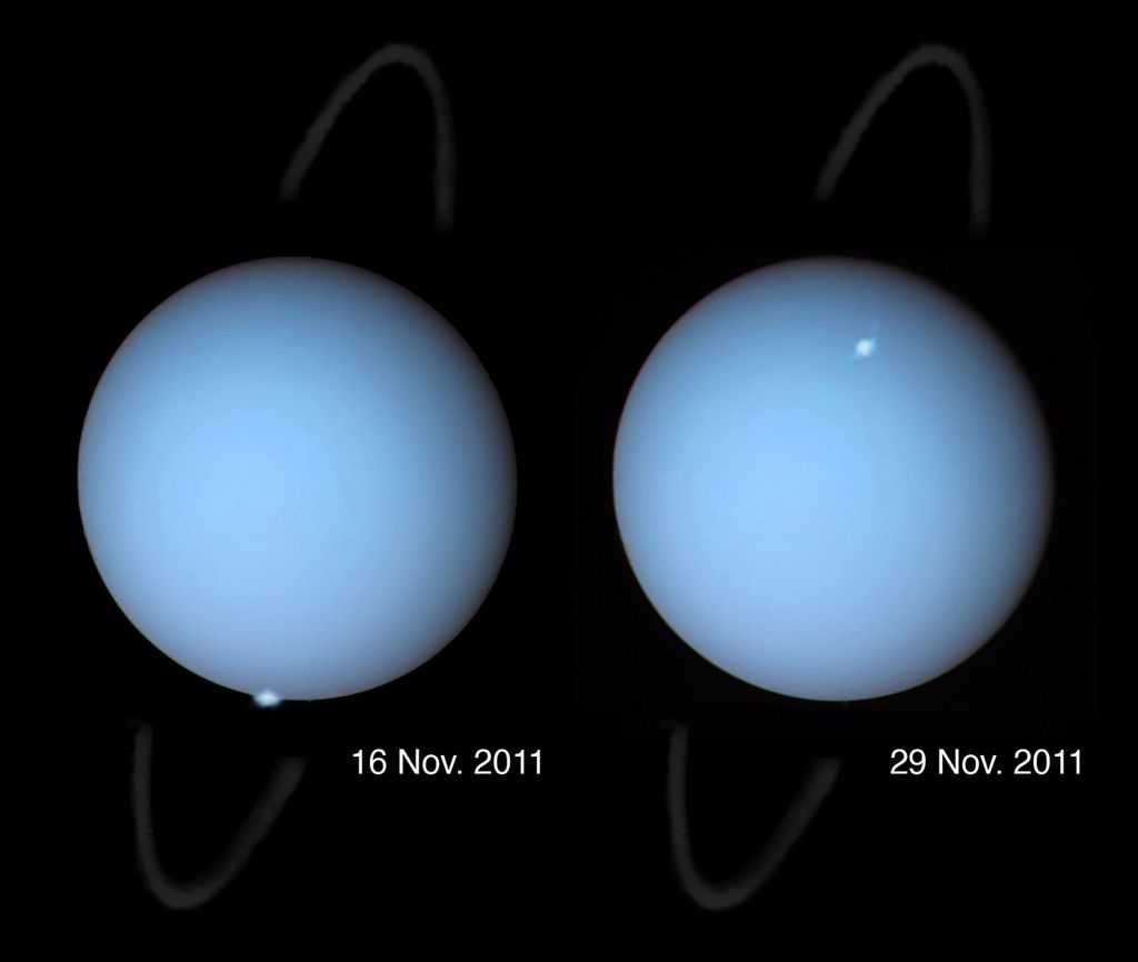 Rare Photo Auroras on Uranus Spotted by Hubble Telescope Space