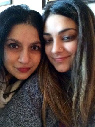 Rafia Zakaria and her daughter, Rania