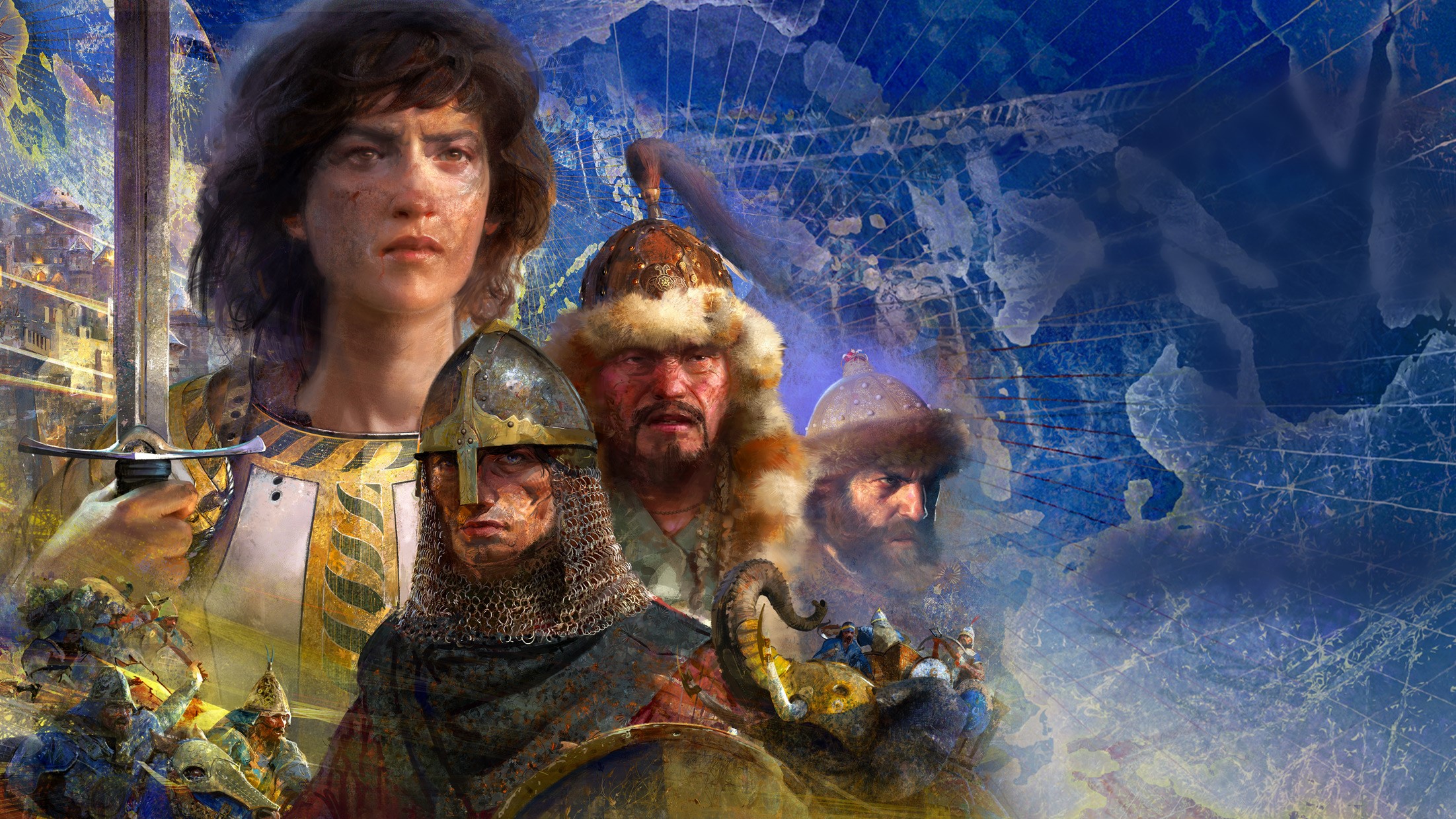  Age of Empires 4's last launch civs are the Holy Roman Empire and the Rus 