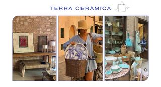 a collage of images featuring the best dining, hotels, shopping, and beaches on Mallorca for a travel guide to the island