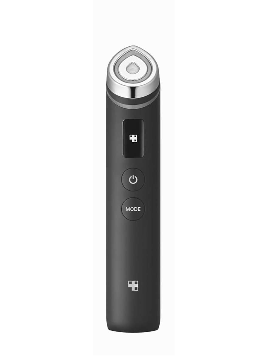 medicube, Medicube Booster Pro | 6-In-1 Real Glass Glow Beauty Massager | for Clear, Radiant, Firmer-Looking Skin | Korean Skin Care | Black