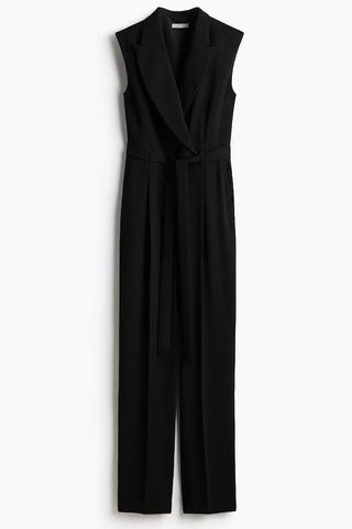 H&M Sleeveless Blazer Jumpsuit