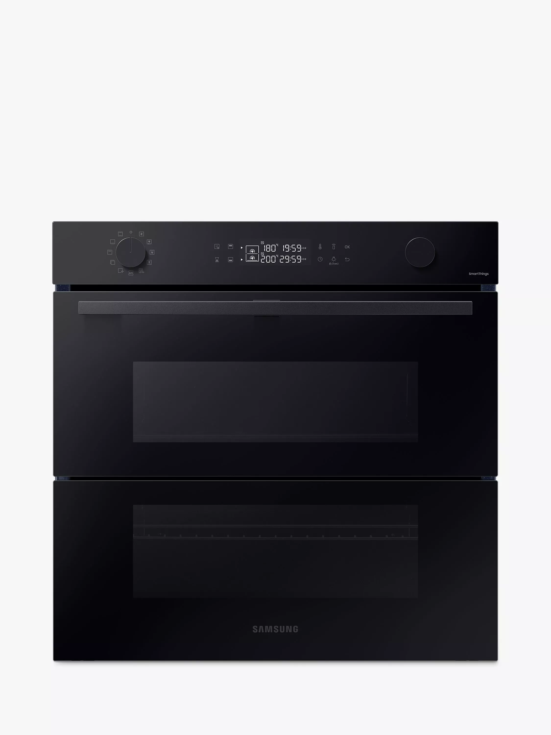 Samsung Series 4 Nv7b45305ak Dual Cook Flex Self Cleaning Single Oven, Black