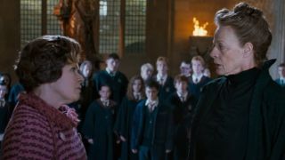 Umbridge and McGonagall facing each other.