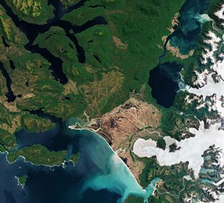 The European Space Agency's Copernicus Sentinel-2 mission spotted the Laguna San Rafael National Park in Chile from space. This orbiting satellite has five instruments onboard that allow it to not only observe Earth below, but also monitor atmospheric conditions like temperature and humidity.
