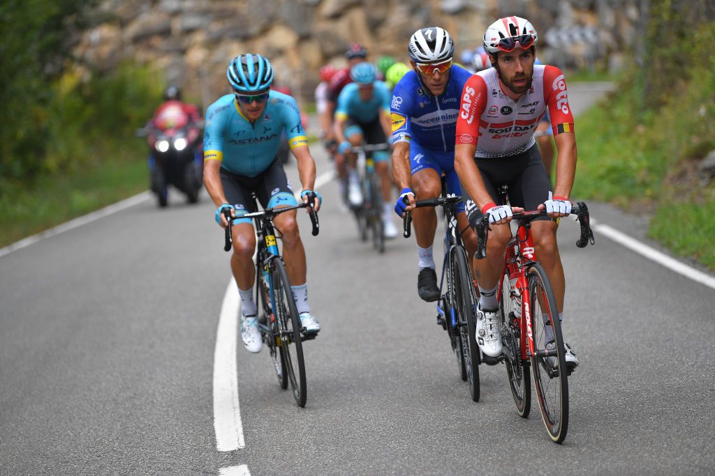 Thomas de Gendt on stage 16 of the 2019 Vuelta a Espana