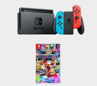Nintendo Switch Neon + Mario Kart 8 Deluxe Bundle for £243.65
