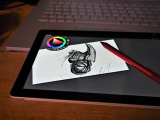 Surface Go Drawing with Surface Pen